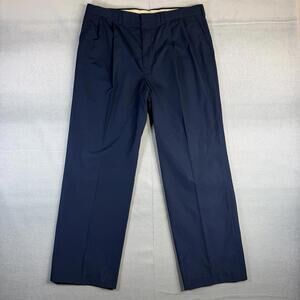 Pendleton Pleated Pants Mens 38 (37x31) Blue Straight Leg Chino USA Made